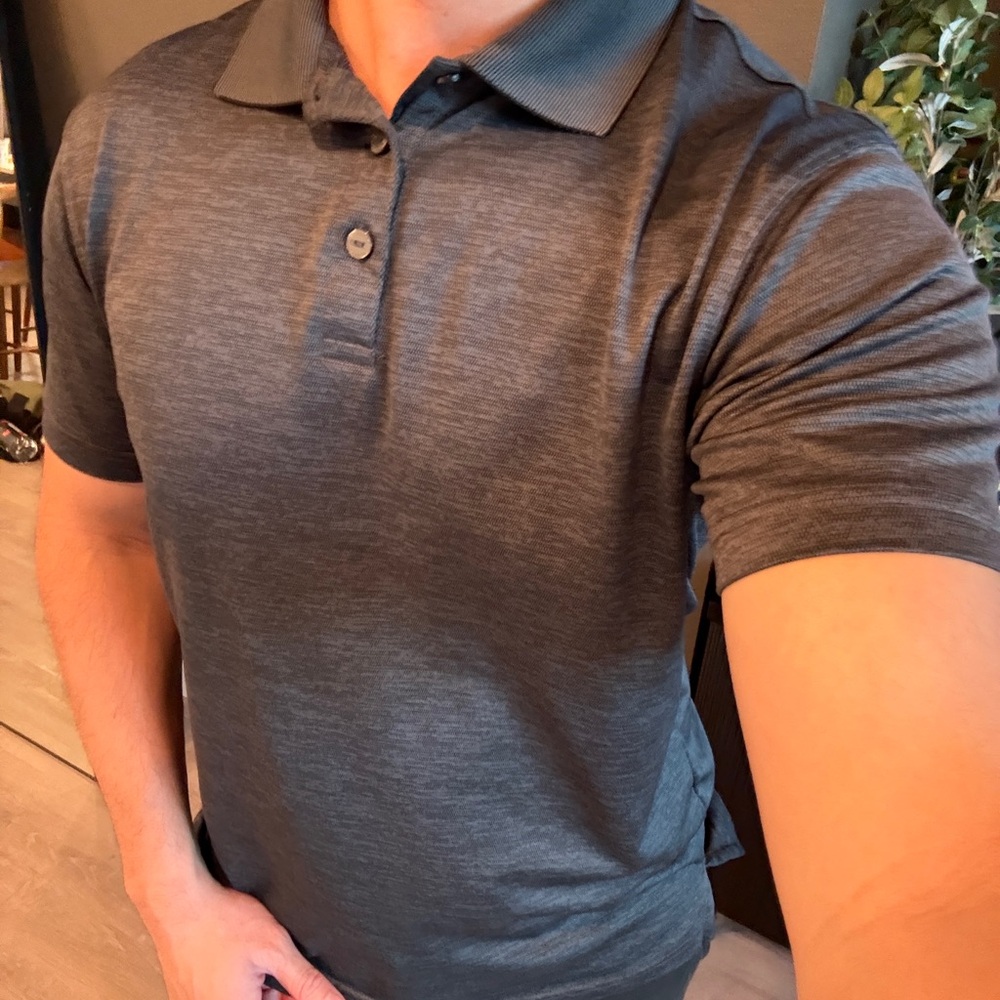 Men's Gray Polo Shirt
